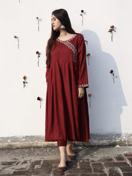 Maroon kalidar
